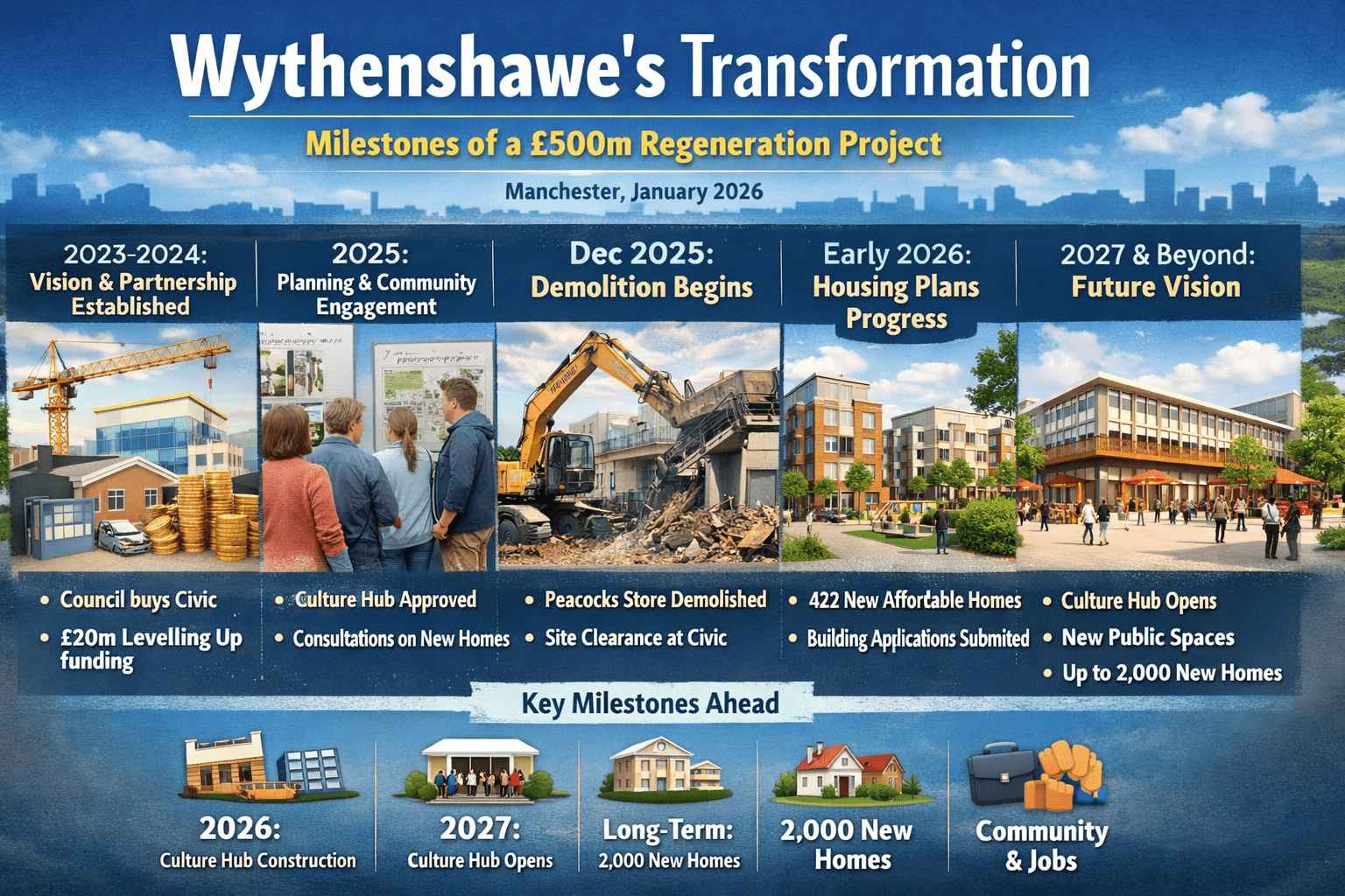 🏙️ Wythenshawe&rsquo;s Transformation: Milestones of a &pound;500m Regeneration Project