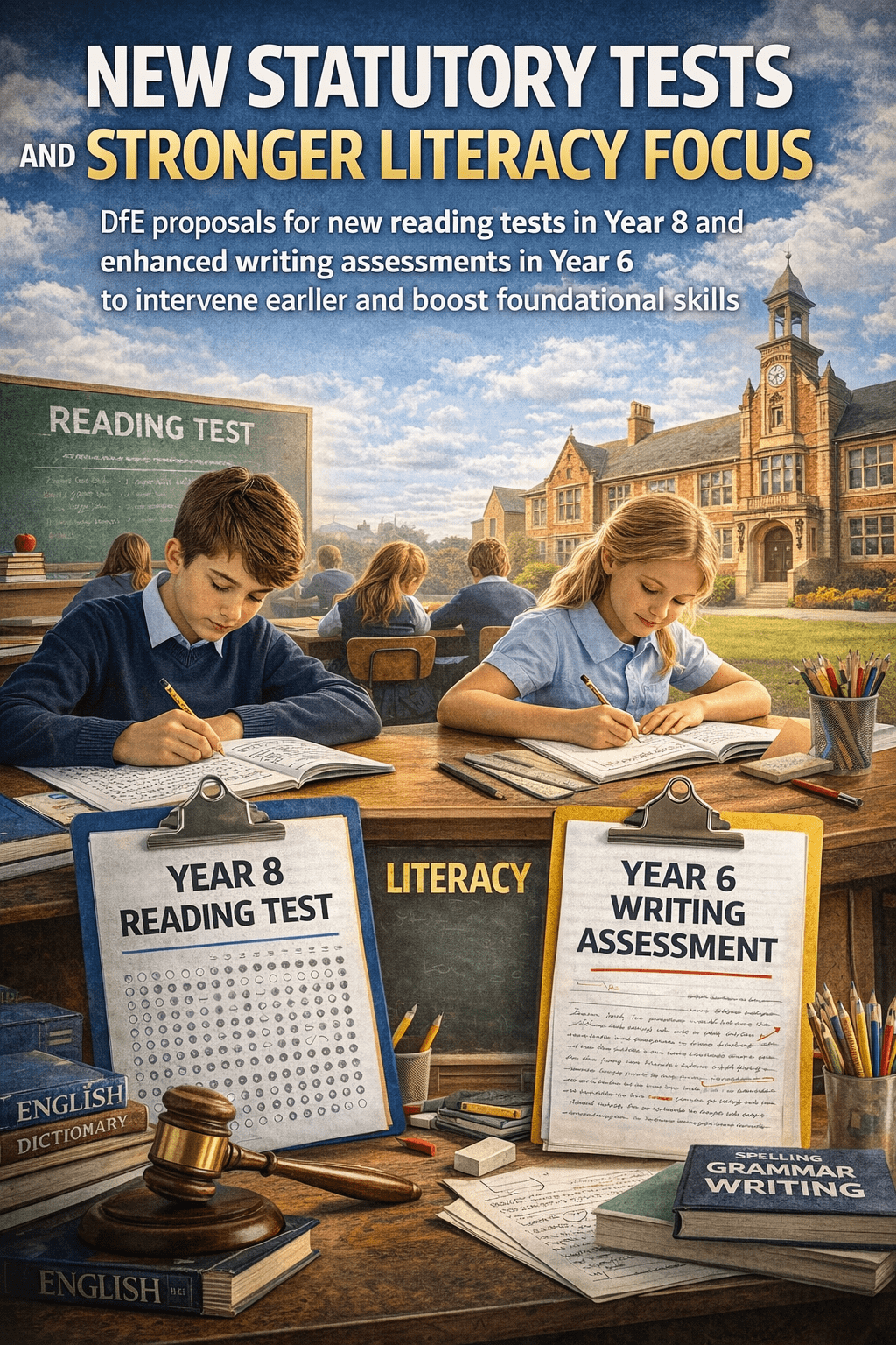 New Statutory Tests and Stronger Literacy Focus