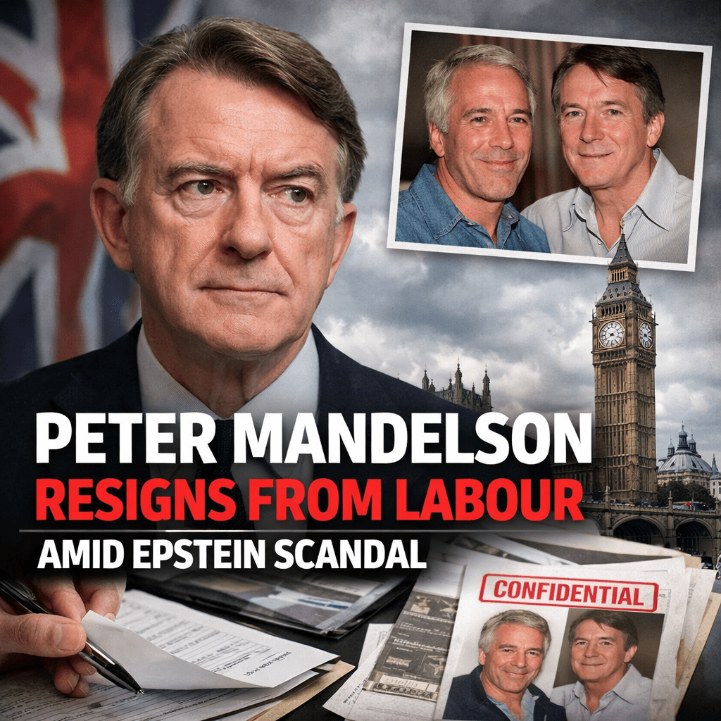 Peter Mandelson resigns from Labour amid Epstein document revelations