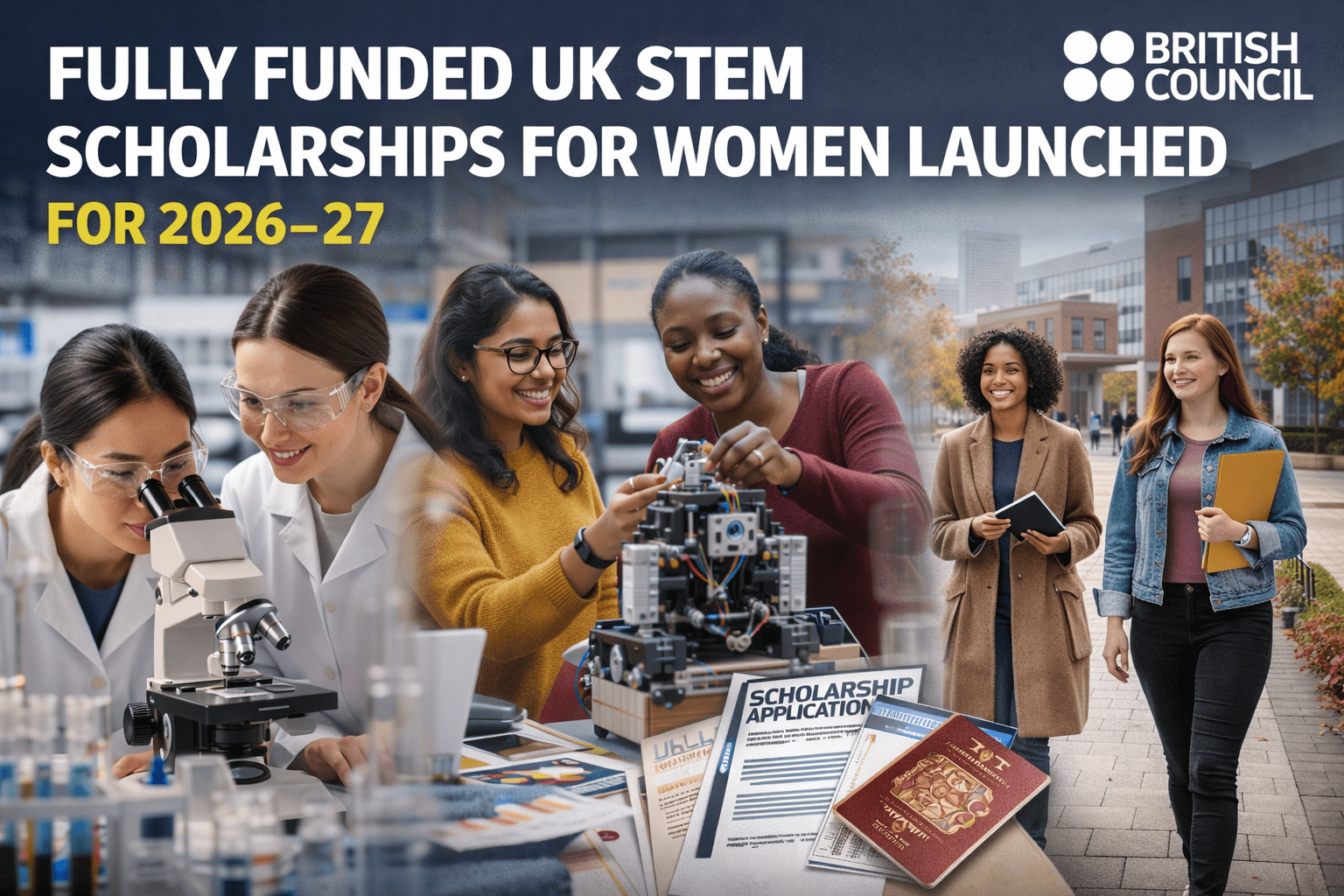 Fully funded UK STEM scholarships for women launched for 2026–27