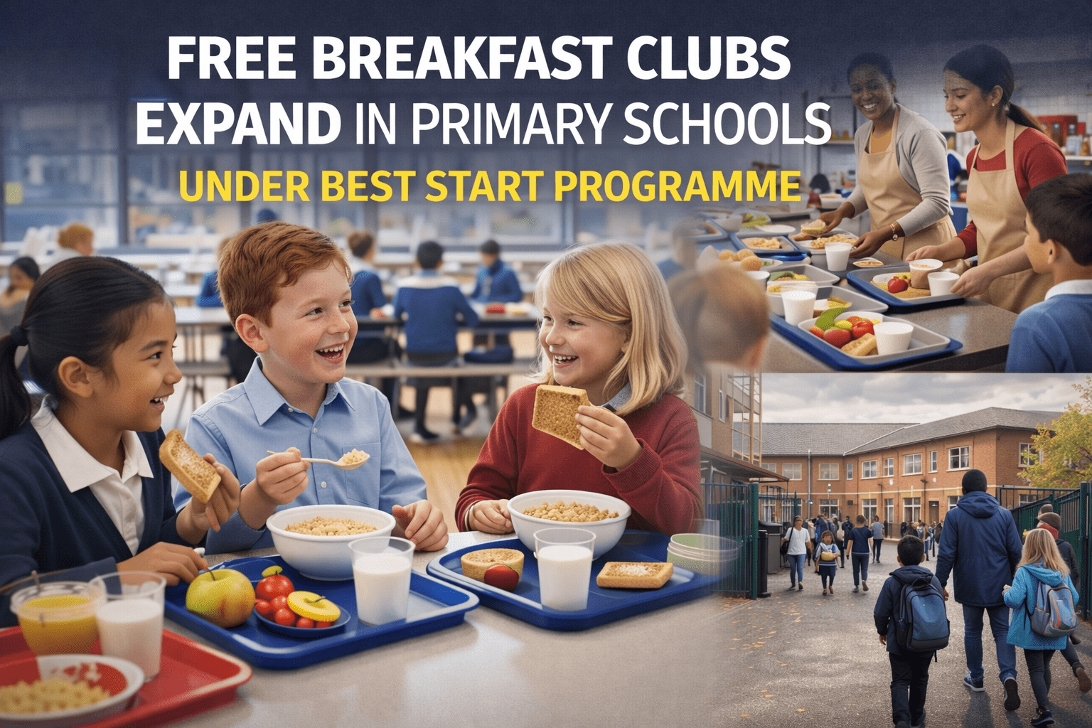 Free breakfast clubs expand in primary schools under Best Start programme