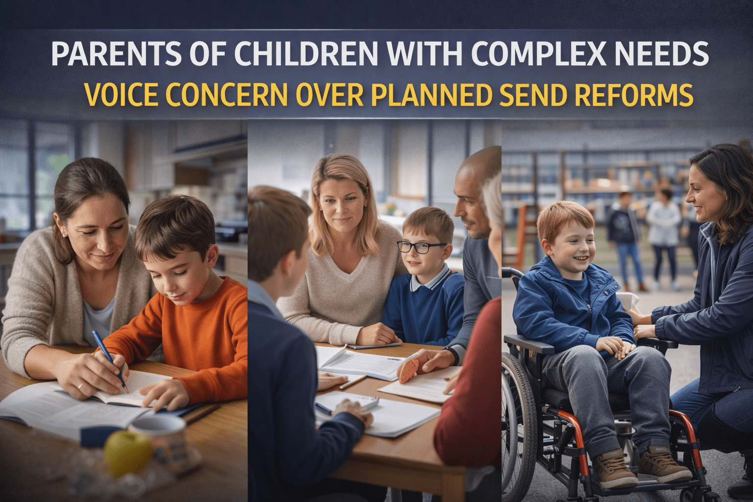 Parents of children with complex needs voice concern over planned SEND reforms