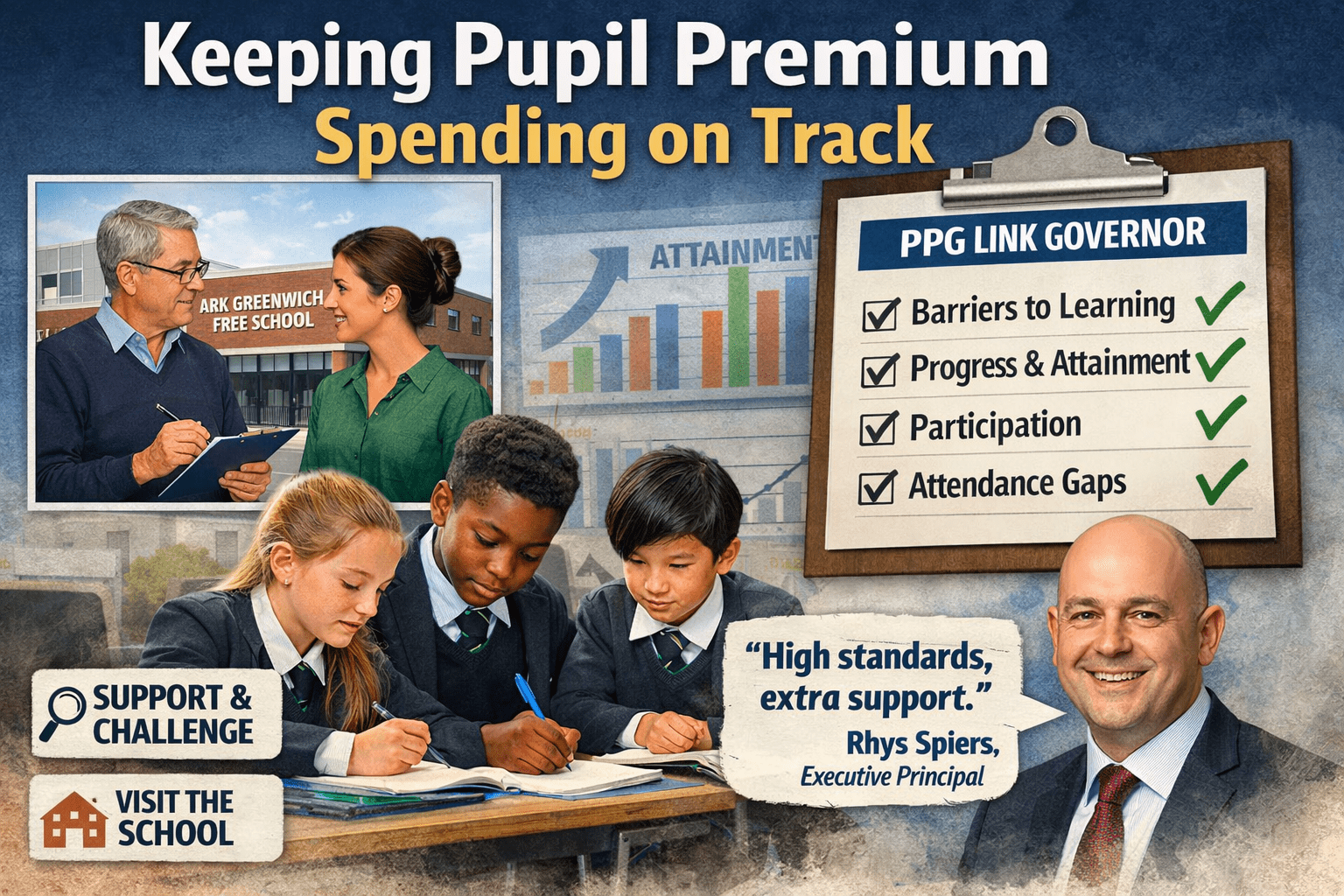How one school governor keeps Pupil Premium spending on track
